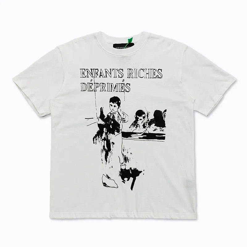 ERD “Portrait” Classical Painting T-Shirt — White