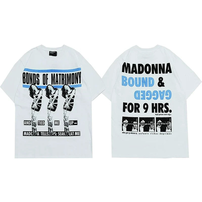 ERD “Madonna Bound & Gagged” T-Shirt — White