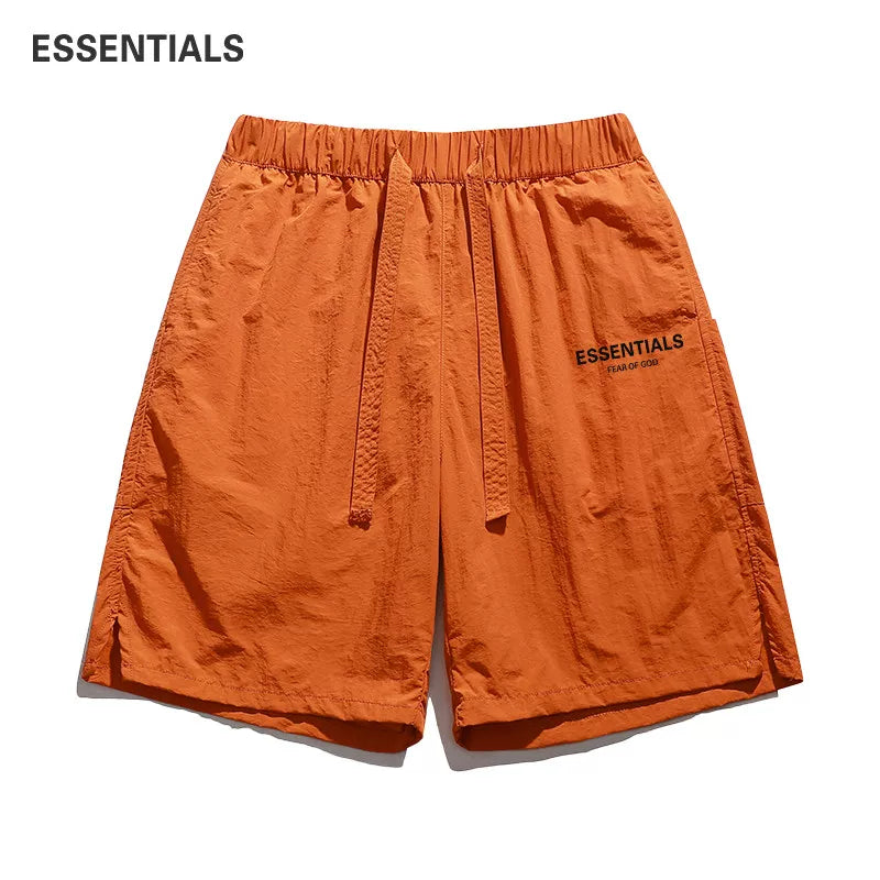 ESSENTIALS official shorts for couples in summer, new American style loose quick drying breathable sports five quarter pants