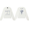 ERD “Proper Homemaking / Godless Communism” Tools Long Sleeve T-Shirt — White