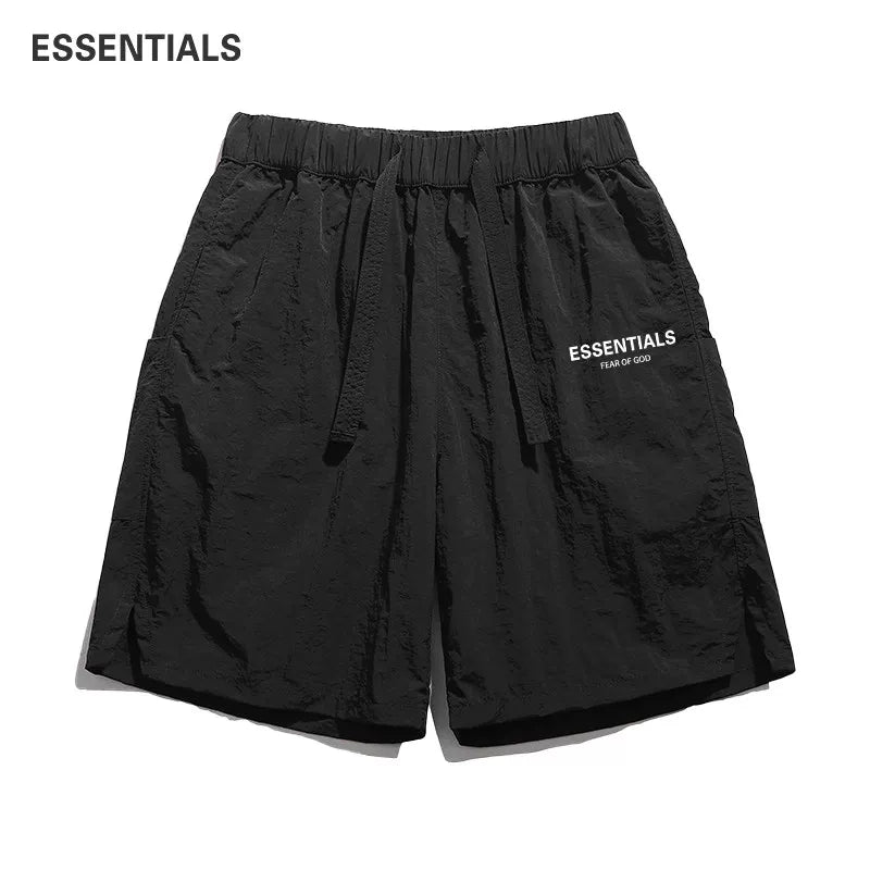 ESSENTIALS official shorts for couples in summer, new American style loose quick drying breathable sports five quarter pants