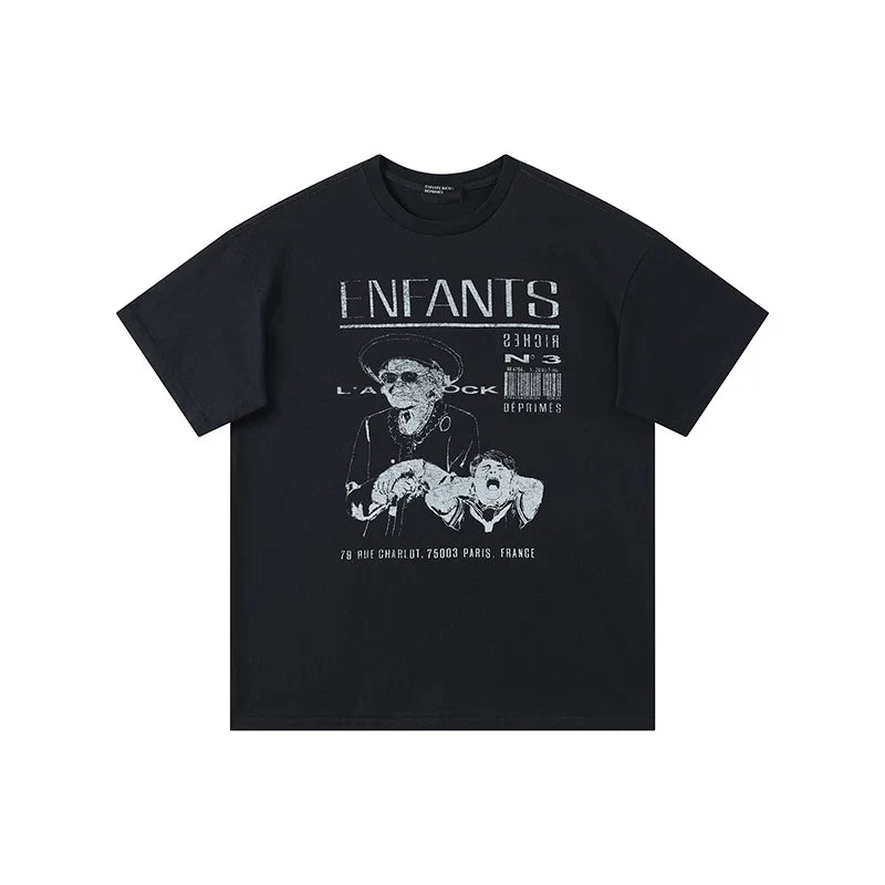 ERD “L’Arnoque” Paris Address T-Shirt — Black