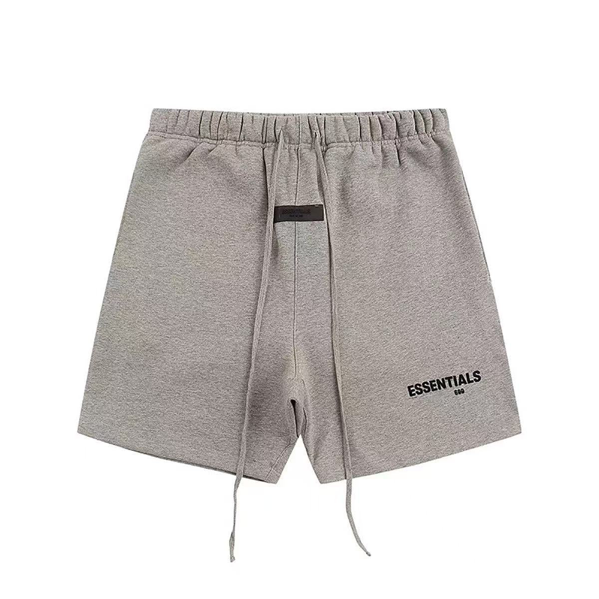 Ningbo Cross border SS22-ESSENTIAL Small Label Plush Casual Thin Velvet Shorts Street Couple Street Trendy Style