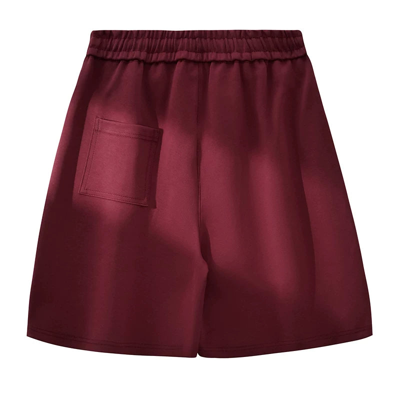 ESSENTIALS American Ins trendy basketball shorts for men and women, summer high street straight leg casual five quarter pants