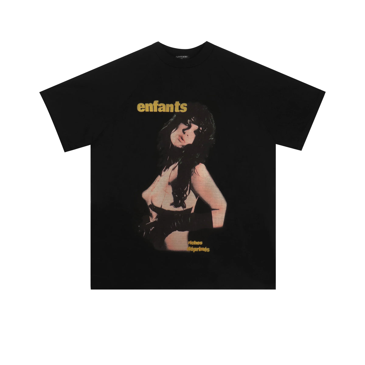 ERD “enfants” Pin-Up Portrait T-Shirt — Black