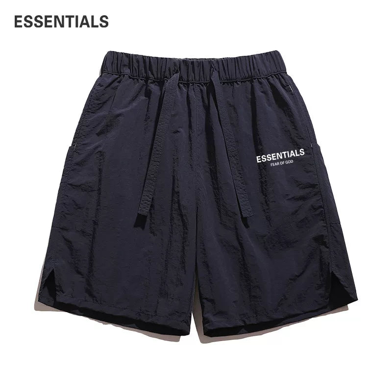 ESSENTIALS official shorts for couples in summer, new American style loose quick drying breathable sports five quarter pants
