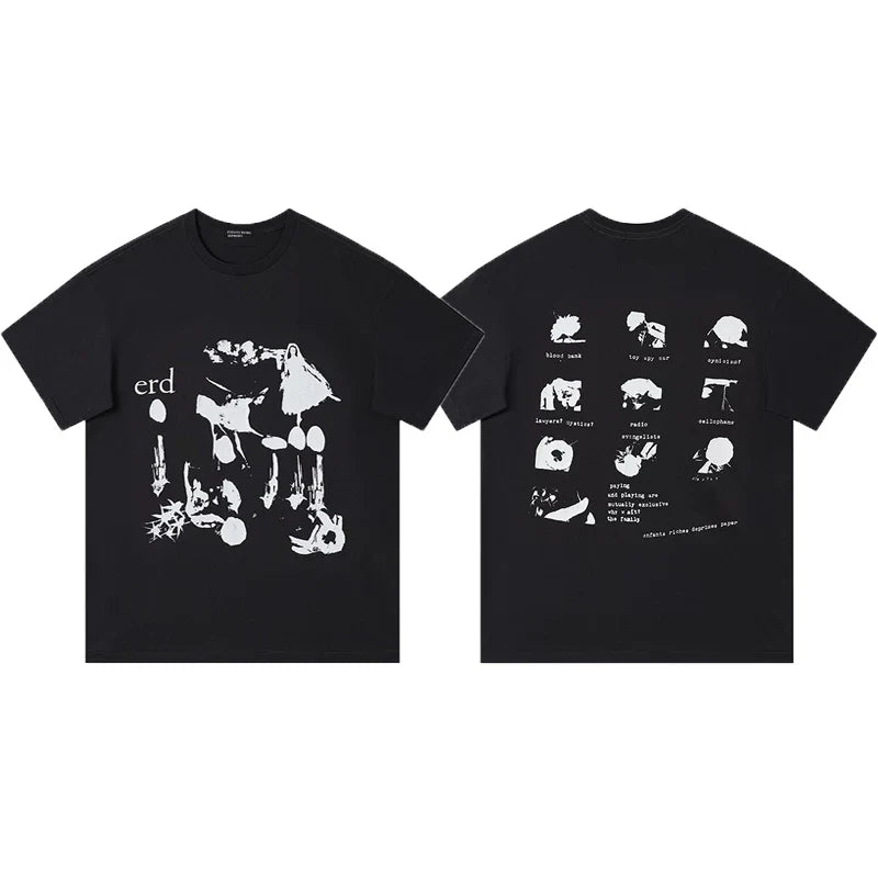ERD “Dancer” Contact Sheet T-Shirt — Black