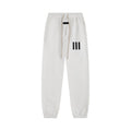 FOG Season 8 ESSENTIALS Trendy Brand Plush Silicone Printed Couple Loose Hoodie Pants Set