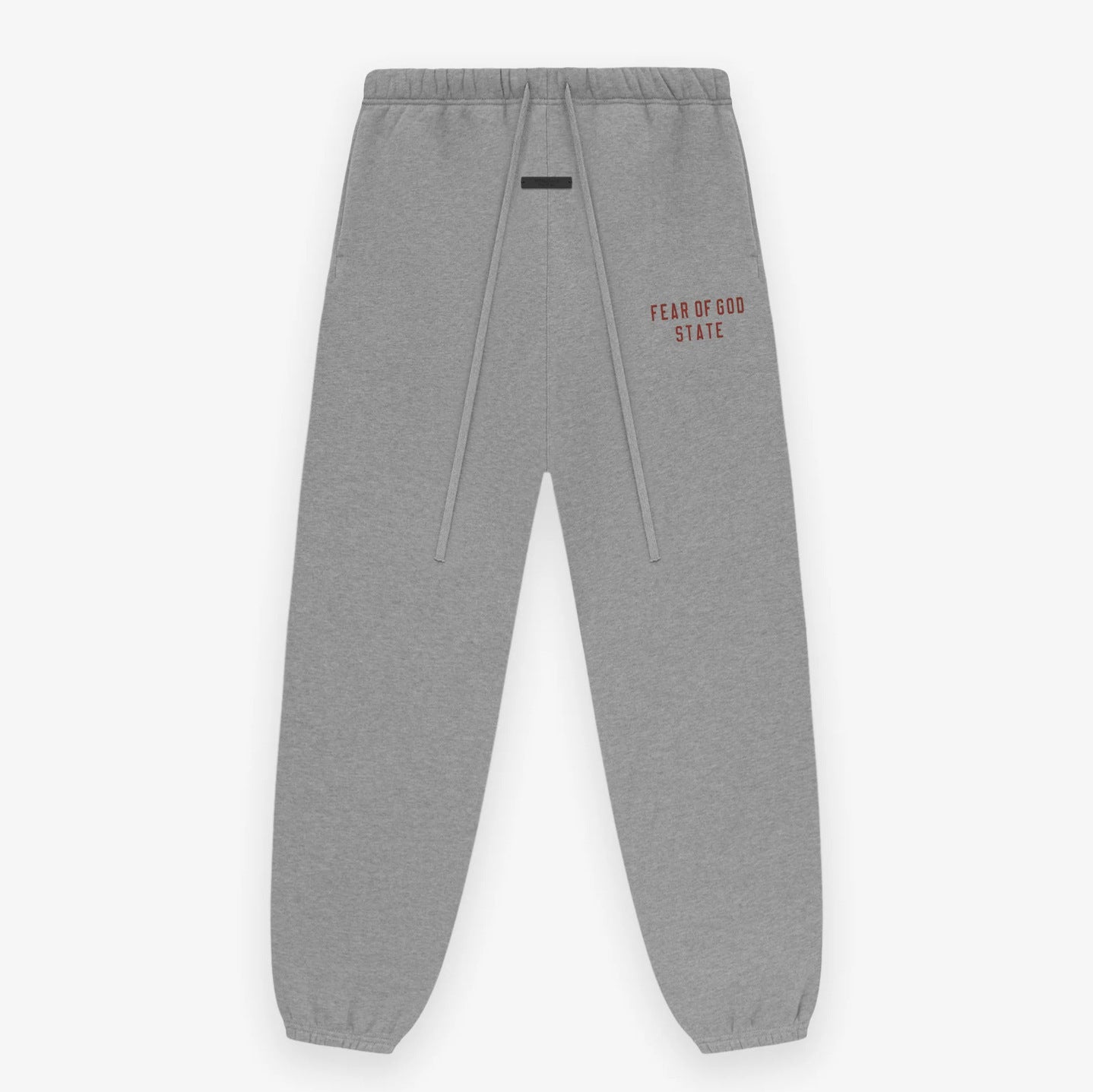 24 new ESSENTIALSZONE autumn and winter casual plush loose letter printed ankle pants for both men and women