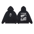 ERD Blindfolded Head Pullover Hoodie — Washed Black