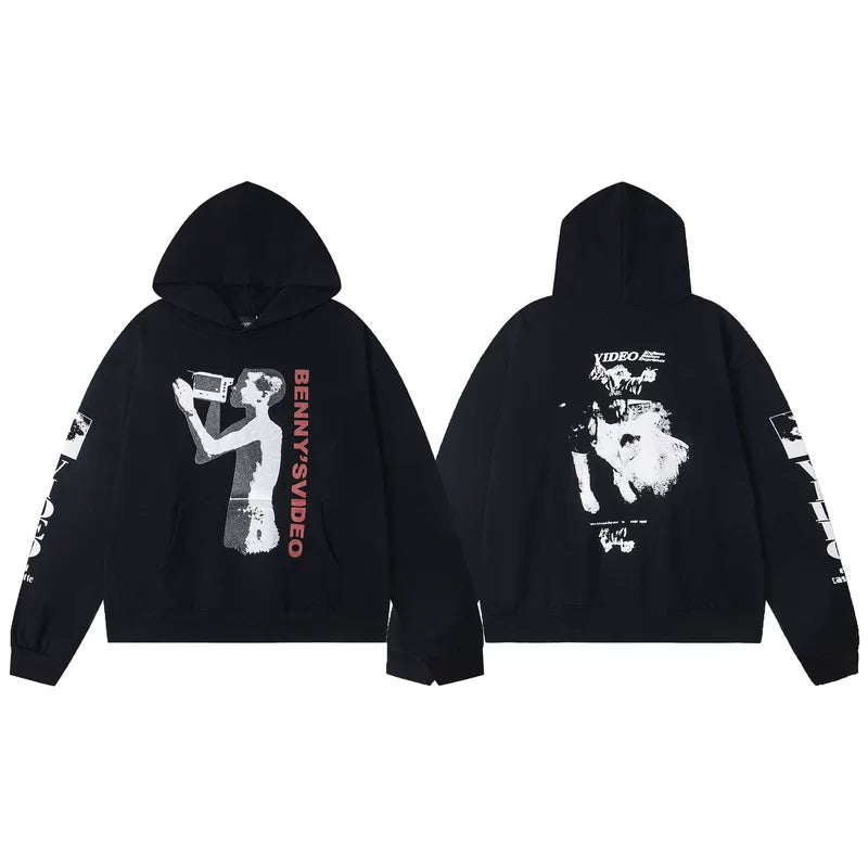 ERD “Benny’s Video” Pullover Hoodie — Black