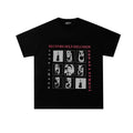 ERD “Becomes Self-Delusion” Nine-Grid T-Shirt — Black