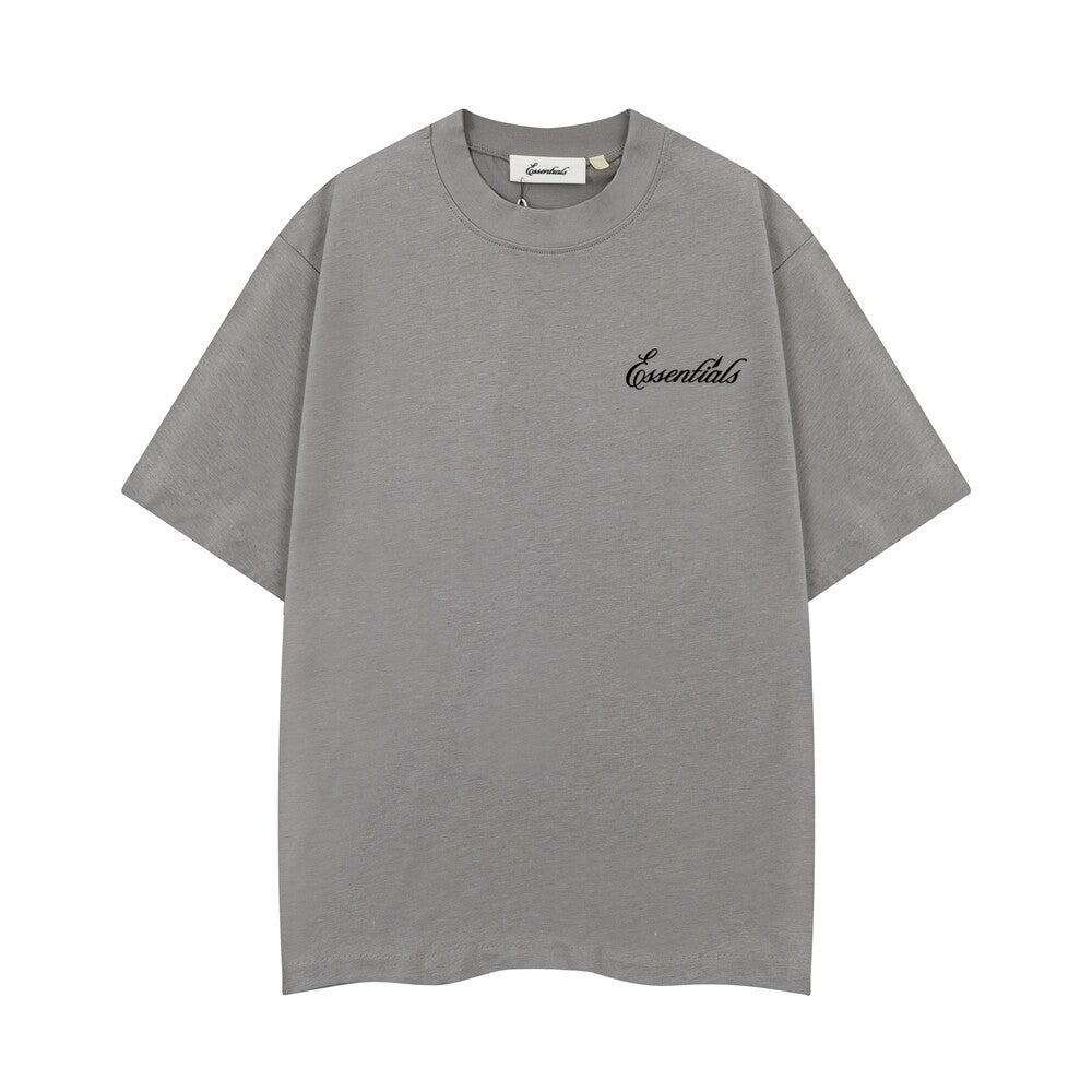 FOG Double Line ESSENTIALS Three Dimensional Letter Logo Printed Summer Loose Casual Short sleeved T-shirt Shorts Set