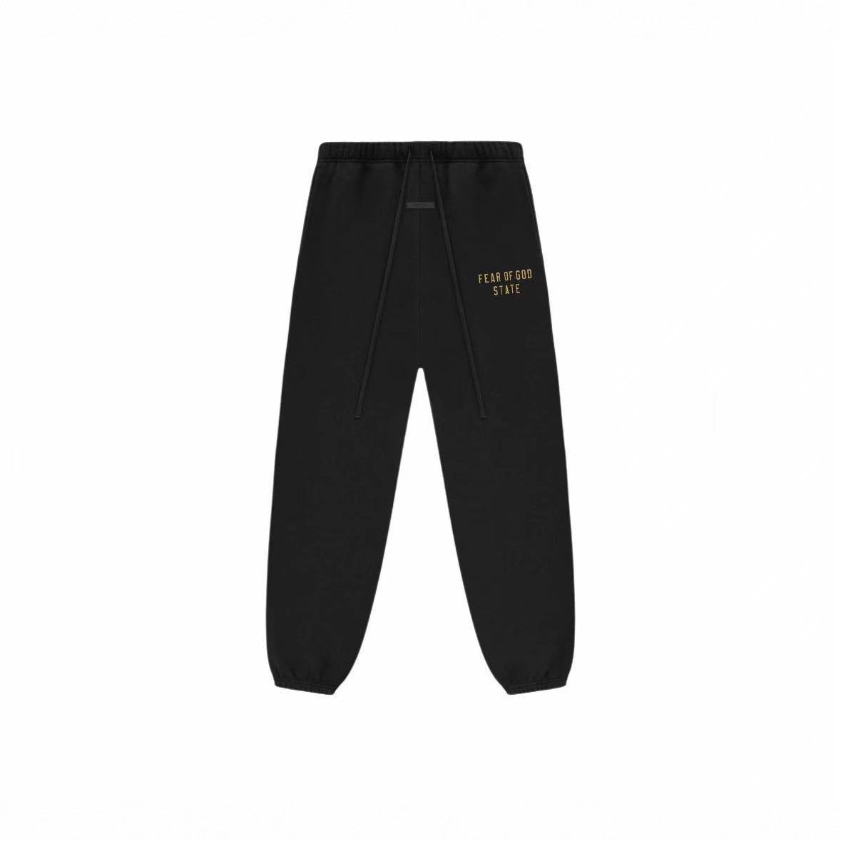 Essentials Printed Lace up Mid Waist Leg Tight American Heavy Duty Casual Pants for Men