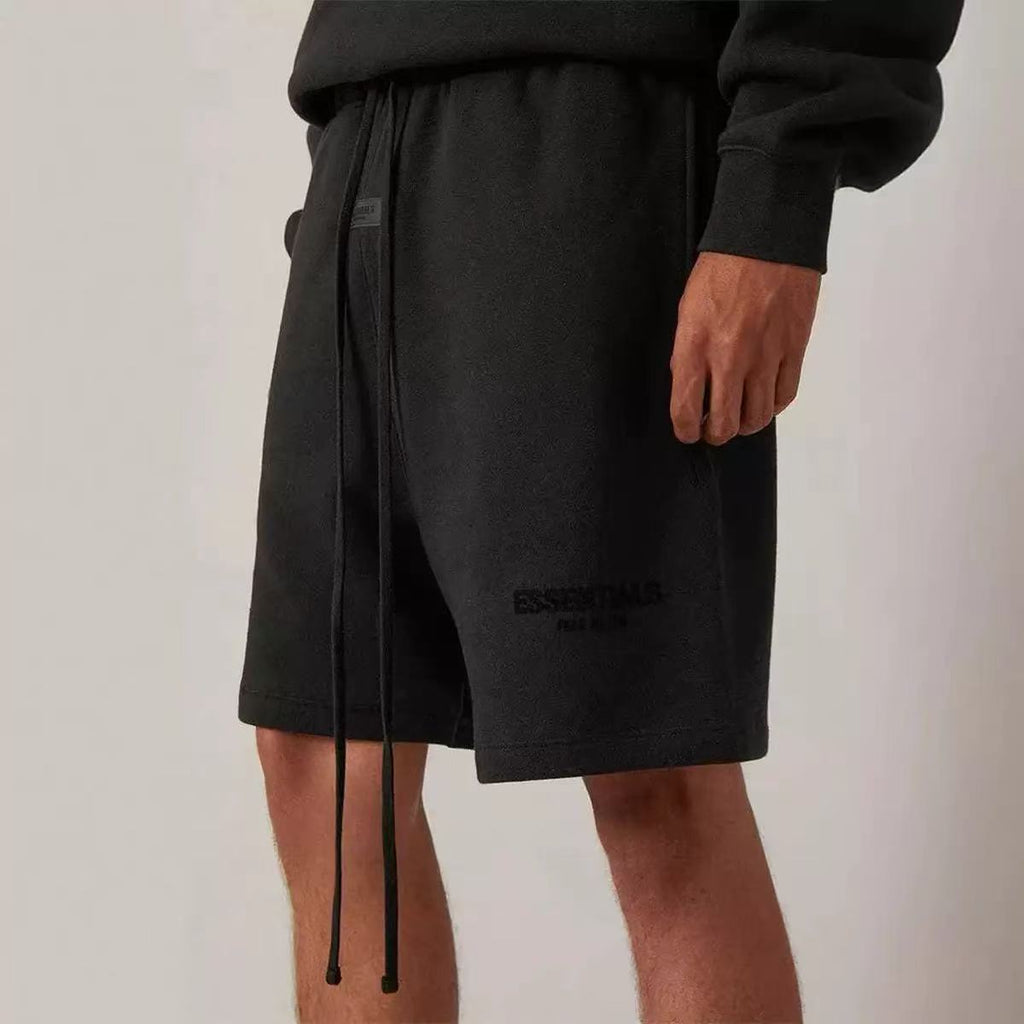 Ningbo Cross border SS22-ESSENTIAL Small Label Plush Casual Thin Velvet Shorts Street Couple Street Trendy Style