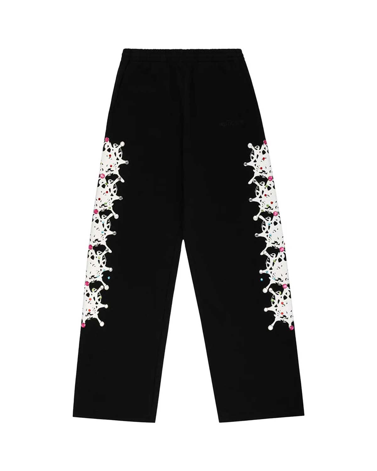 Sp5der Stone Sweatpants Black
