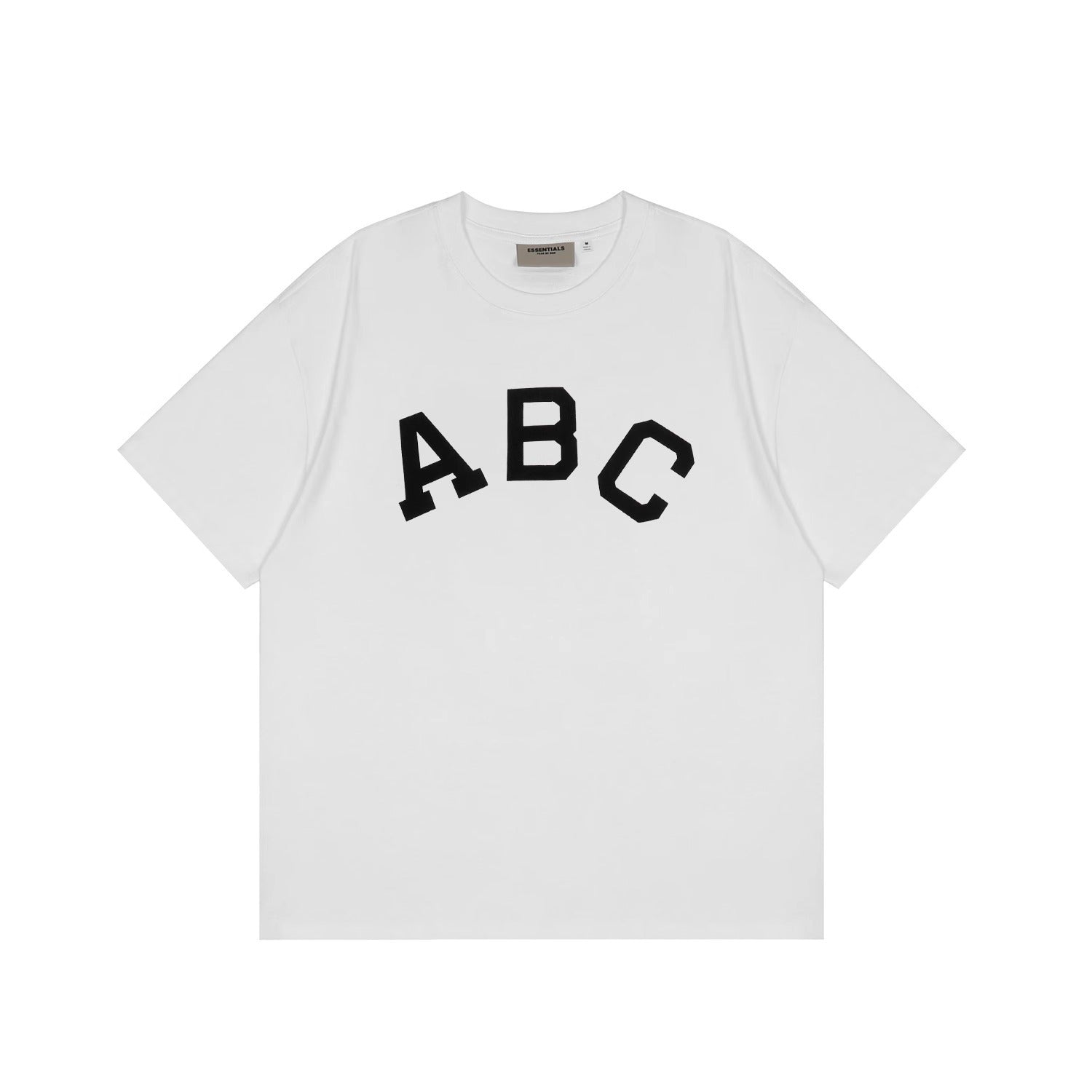 ESSENTIALS ABC Flocked Logo T-Shirt