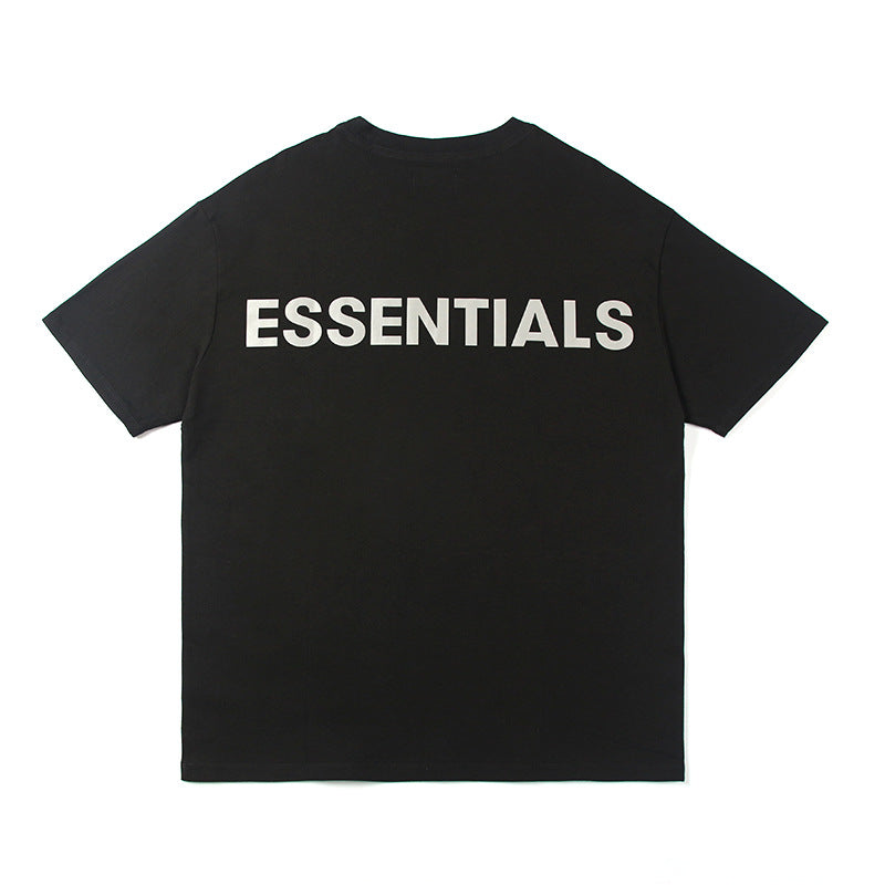 Fear of God ESSENTIALS Reflective Logo Tee – Premium Oversized Cotton T-Shirt