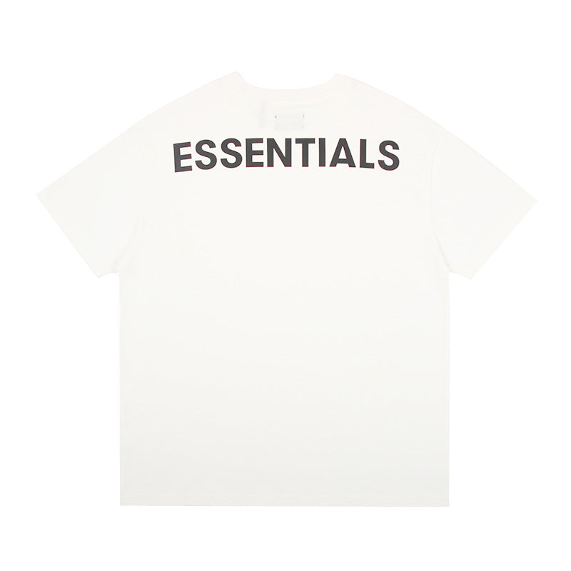 Fear of God ESSENTIALS Reflective Logo Tee – Premium Oversized Cotton T-Shirt