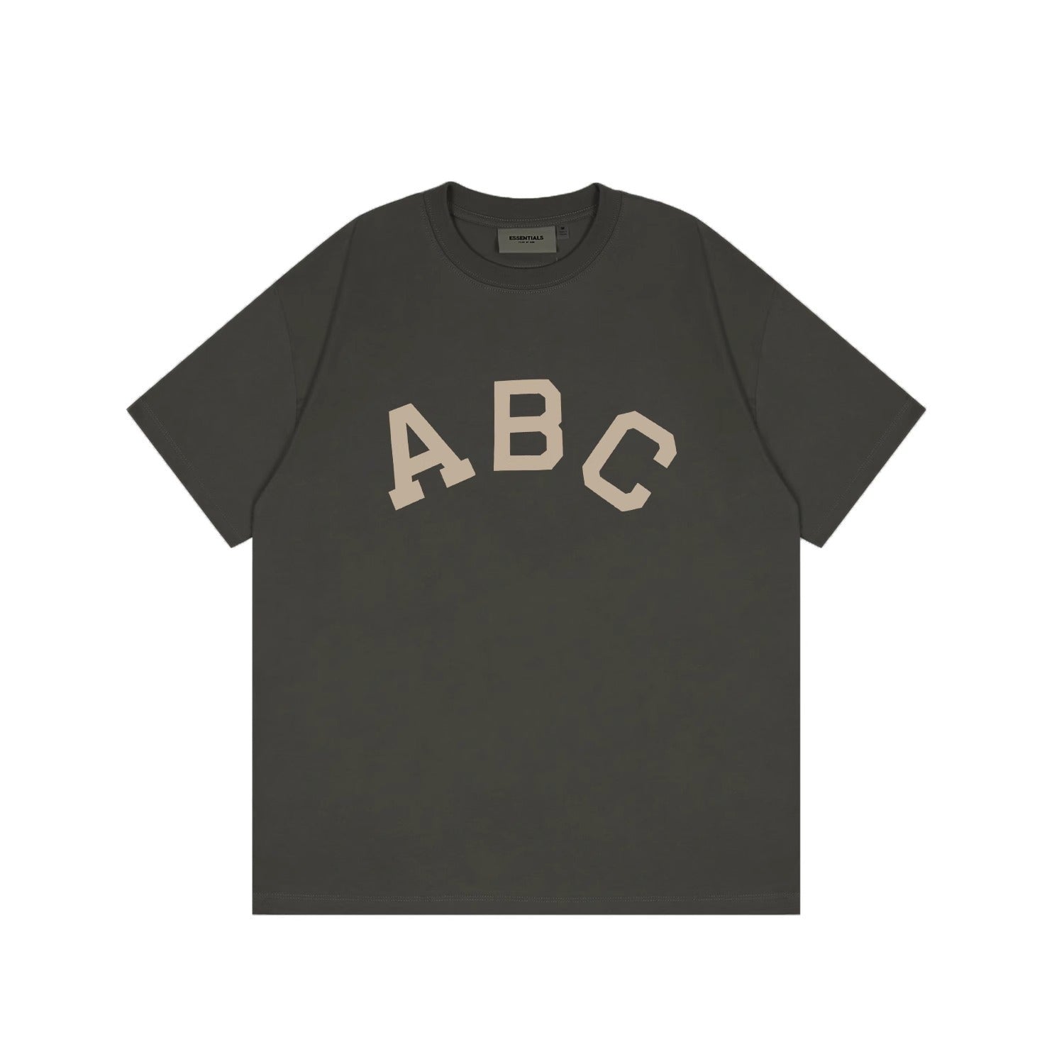 ESSENTIALS ABC Flocked Logo T-Shirt