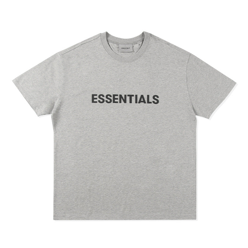 Fear of God ESSENTIALS Reflective Logo Tee – Premium Oversized Cotton T-Shirt