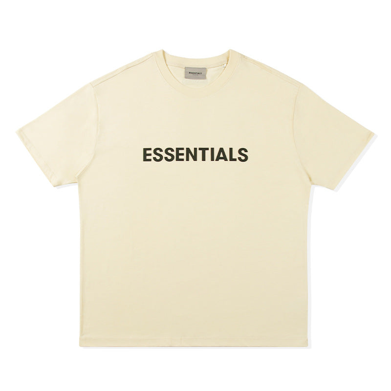Fear of God ESSENTIALS Reflective Logo Tee – Premium Oversized Cotton T-Shirt
