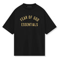 Fear Of God Essentials Jersey Crewneck Black T Shirt (FW24)