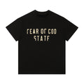 FOG Inspired Oversized Mock Neck Graphic T-Shirt