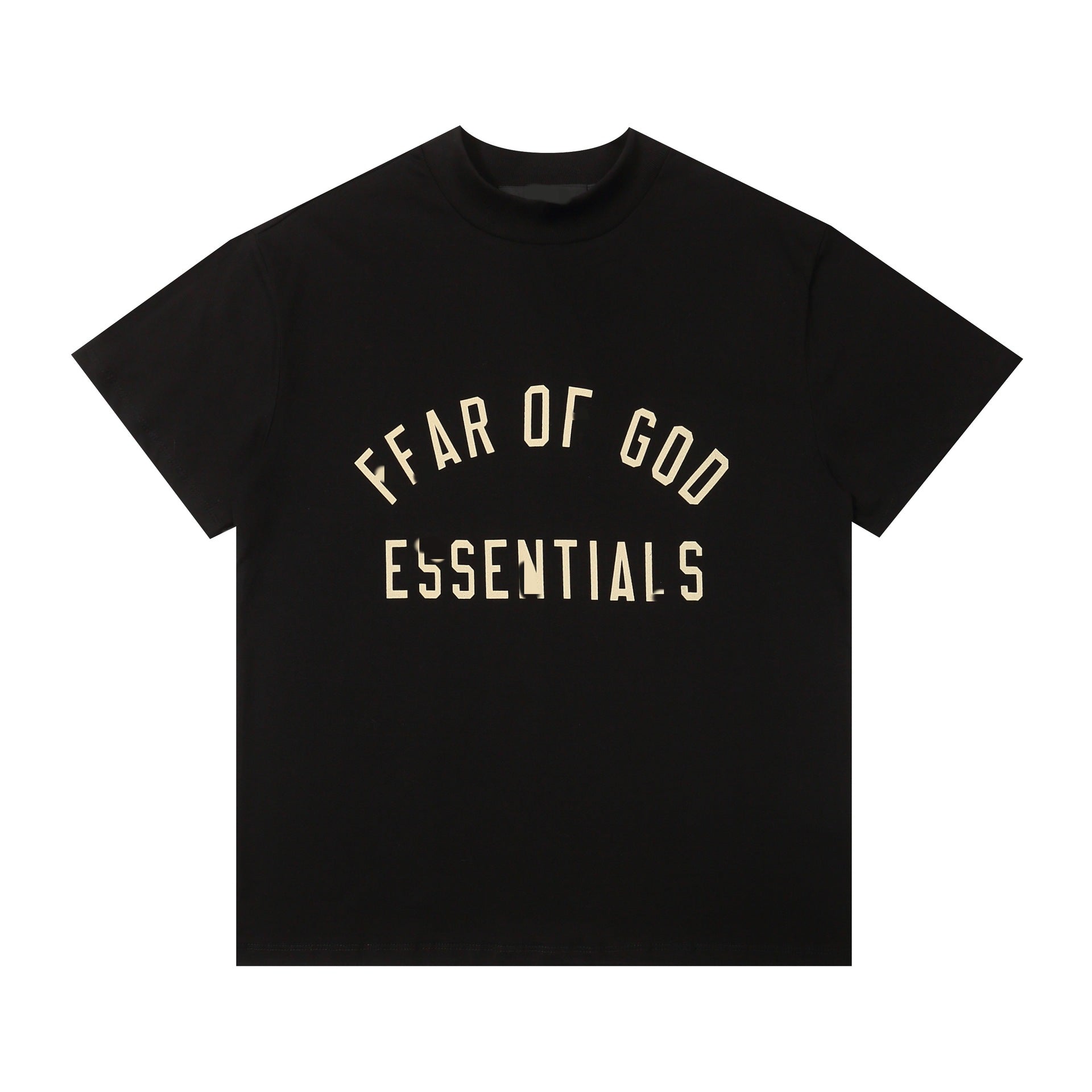 FOG Inspired Oversized Mock Neck Graphic T-Shirt 1